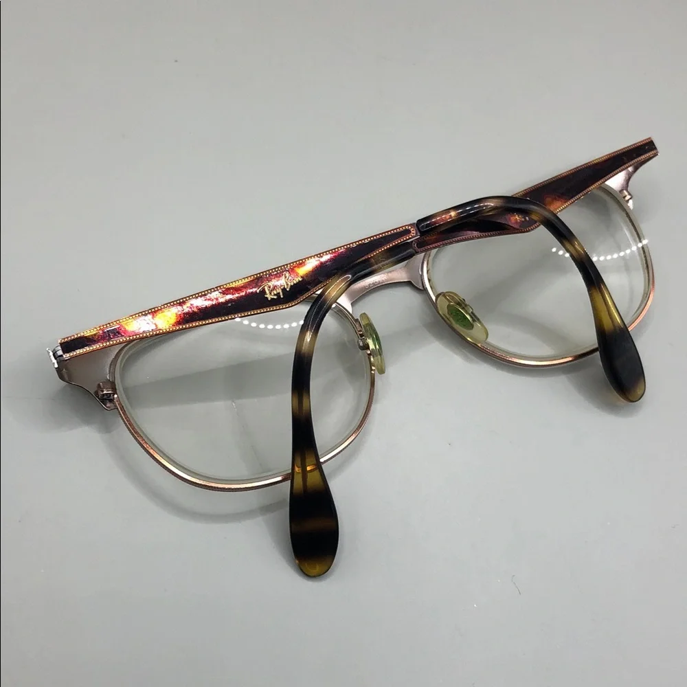 Ray Ban rb6346 2971 glasses coppery brown tortoise metal UNISEX soft square.